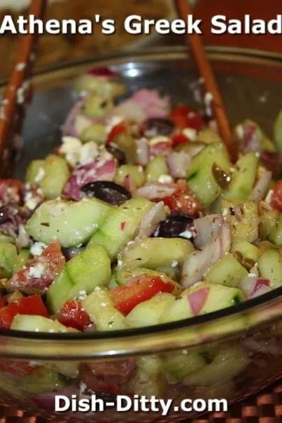 Athena’s Greek Salad Recipe – Dish Ditty Recipes