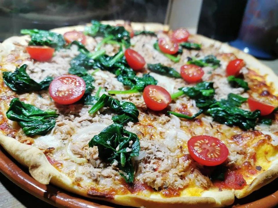 Thunfisch-Spinat-Pizza à la Mama| Chefkoch