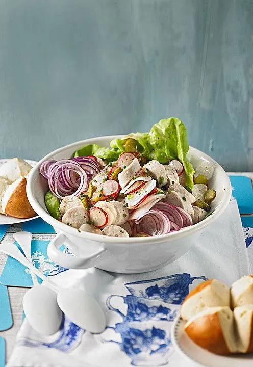 Rettich - Weißwurst - Salat von feuervogel | Chefkoch | Weißwurstsalat ...