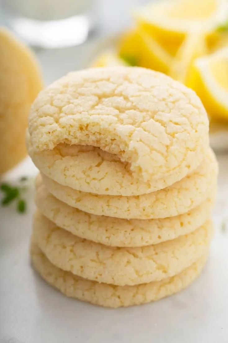Chewy Lemon Sugar Cookies Recipe | My Baking Addiction