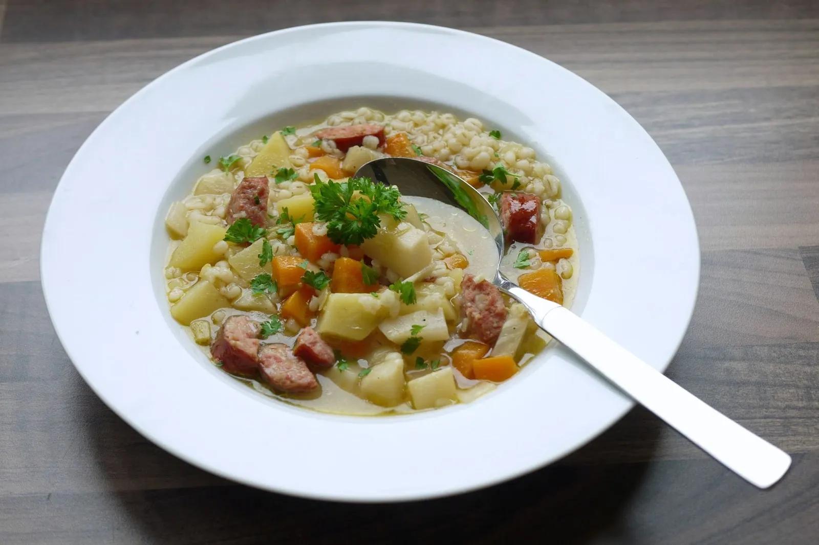 Experimente aus meiner Küche: Graupensuppe