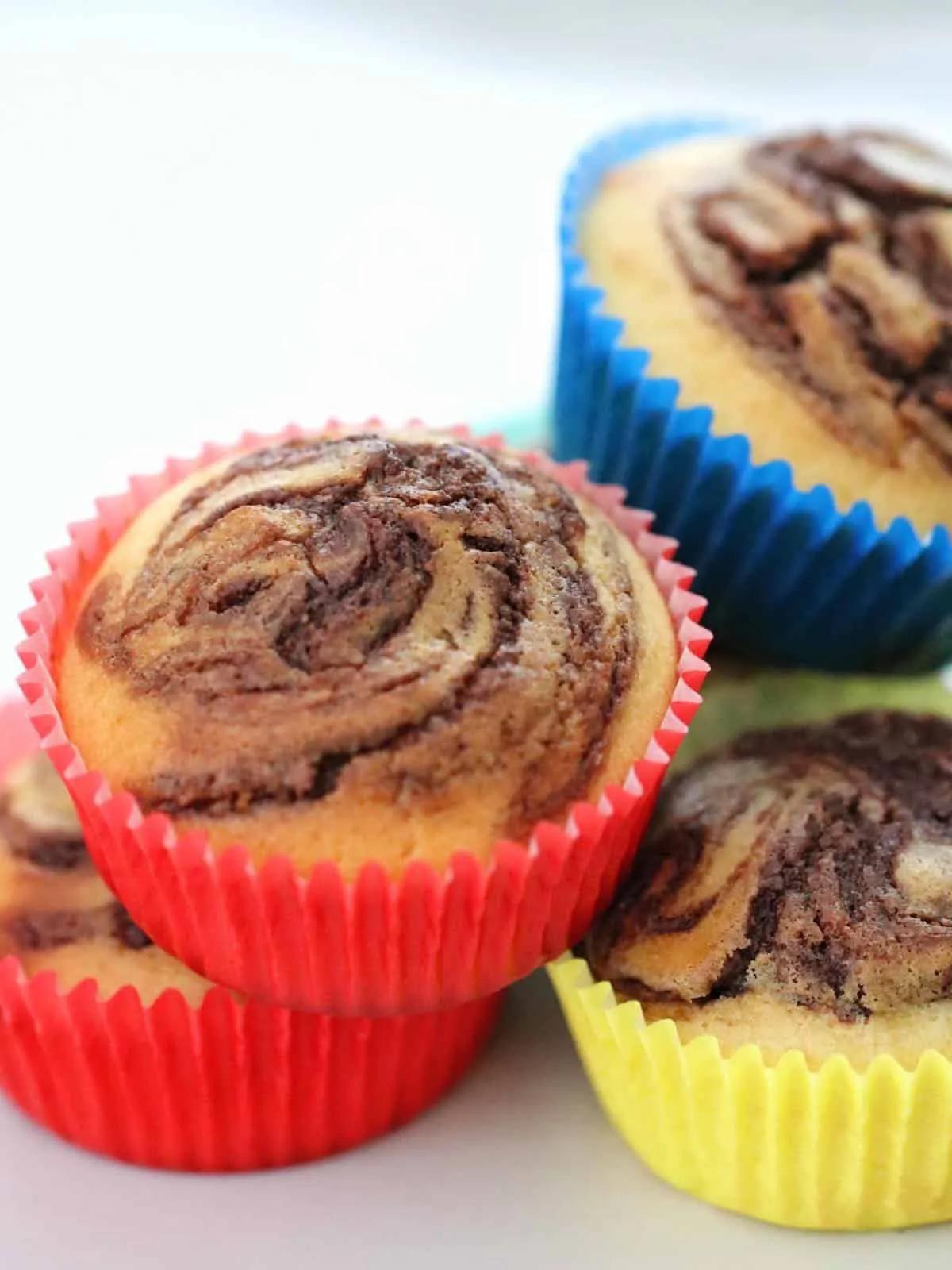 Thermomix Nutella Muffins - Mama Loves to Cook