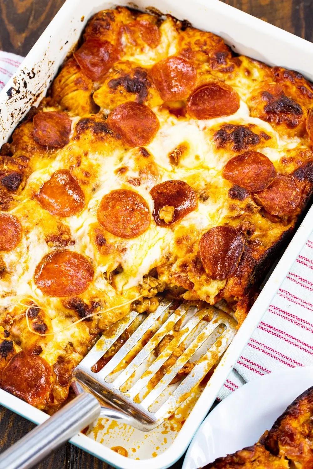 Meat Lovers Bubble Up Pizza - Spicy Southern Kitchen