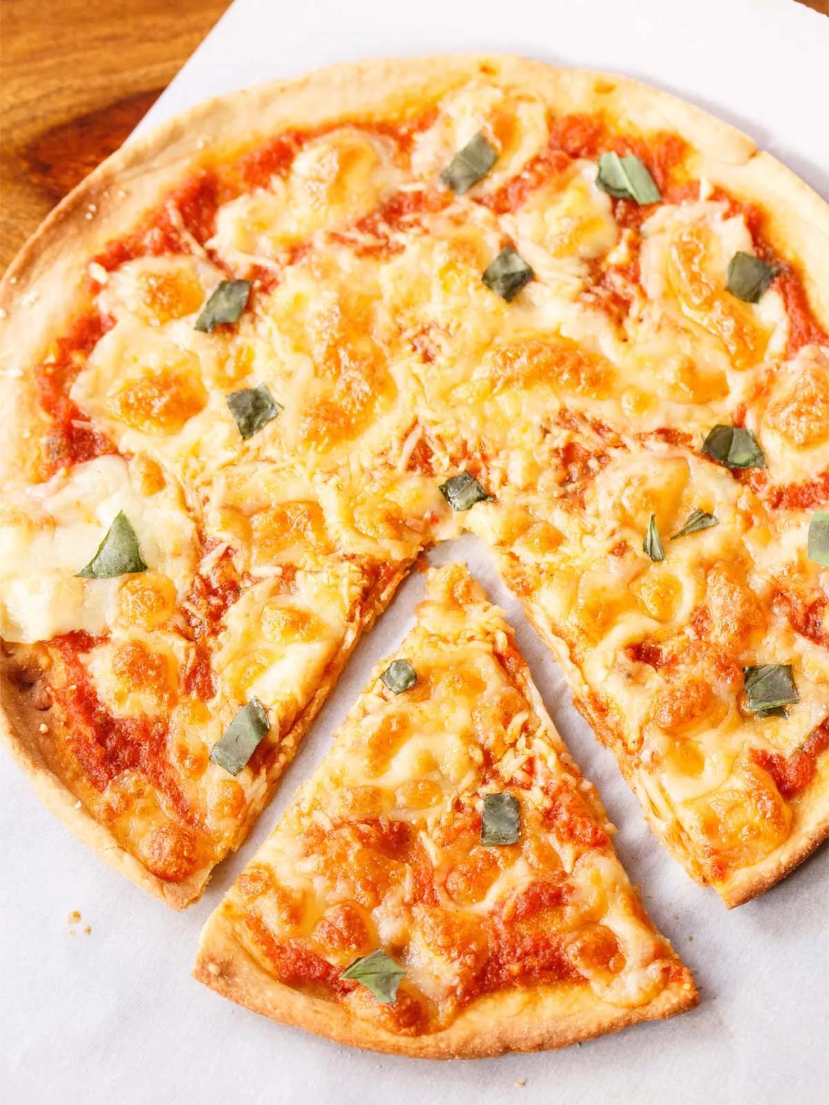 Margherita Pizza (Easy Homemade Recipe) » Dassana&amp;#39;s Veg Recipes