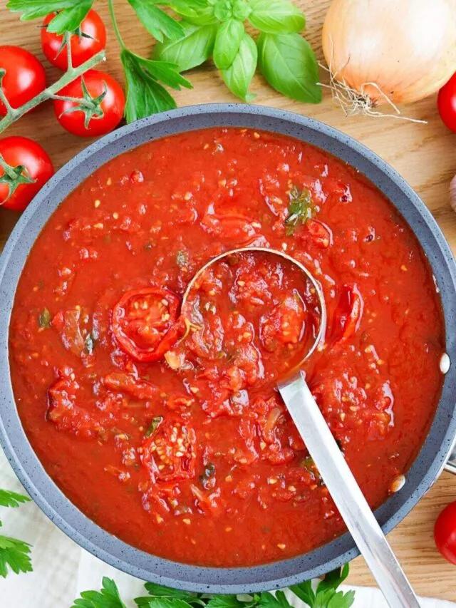 Grundrezept für die perfekte Tomatensauce! - Schnelles Abendessen