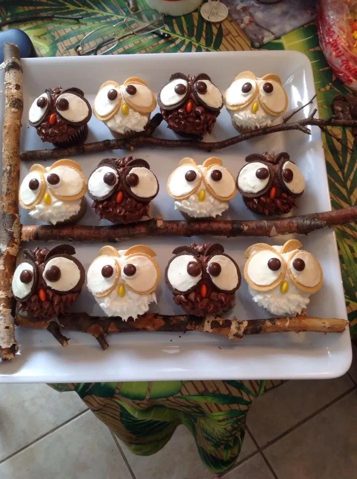 Owl cupcakes | Owl cupcakes, Savoury cake, Eat cake