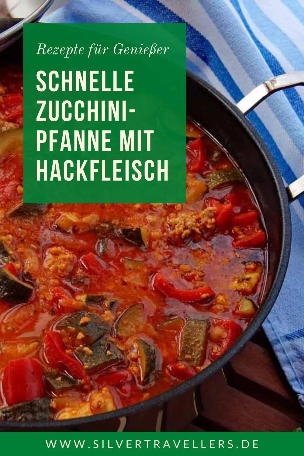 Schnelle Zucchini-Pfanne mit Hackfleisch | Rezept | Rezepte, Zucchini ...