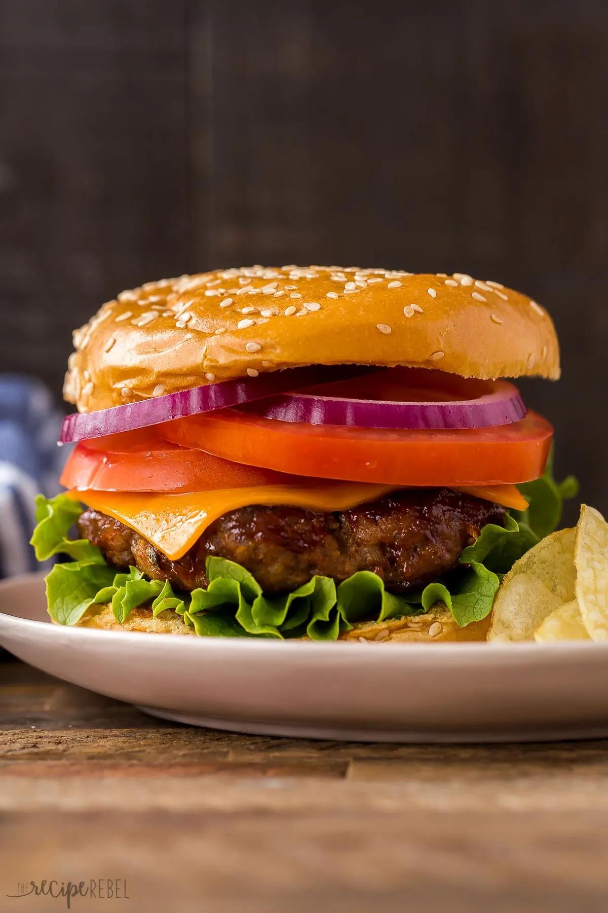 The Best Burgers Recipe - SO flavorful! - The Recipe Rebel