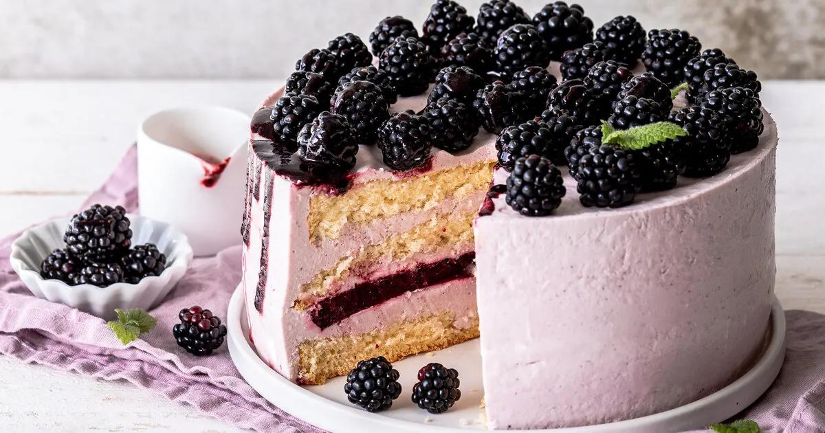 Brombeer-Torte - mit Joghurt-Creme und Fruchtfüllung | Einfach Backen