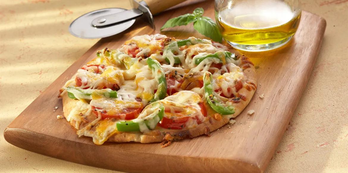 Vegetable Pita Pizzas Recipe | Sargento® Foods Incorporated