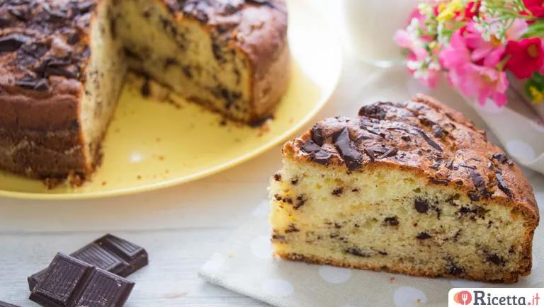 Ricetta Torta di ricotta e gocce di cioccolato - Consigli e Ingredienti ...