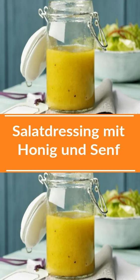 Salatdressing mit Honig und Senf | Salad dressing recipes balsamic ...