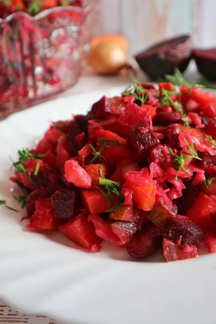 Winegret – Rezept für beliebten russischen Rote-Bete-Salat