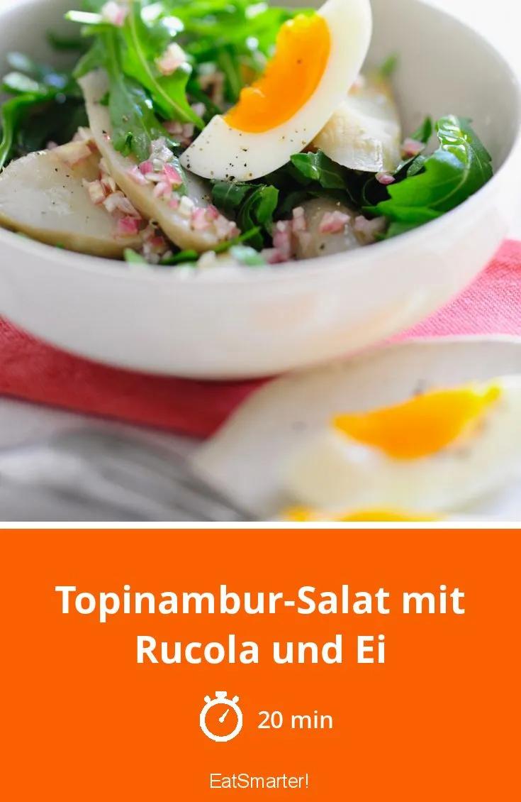 Topinambur-Salat mit Rucola und Ei Rezept | EAT SMARTER