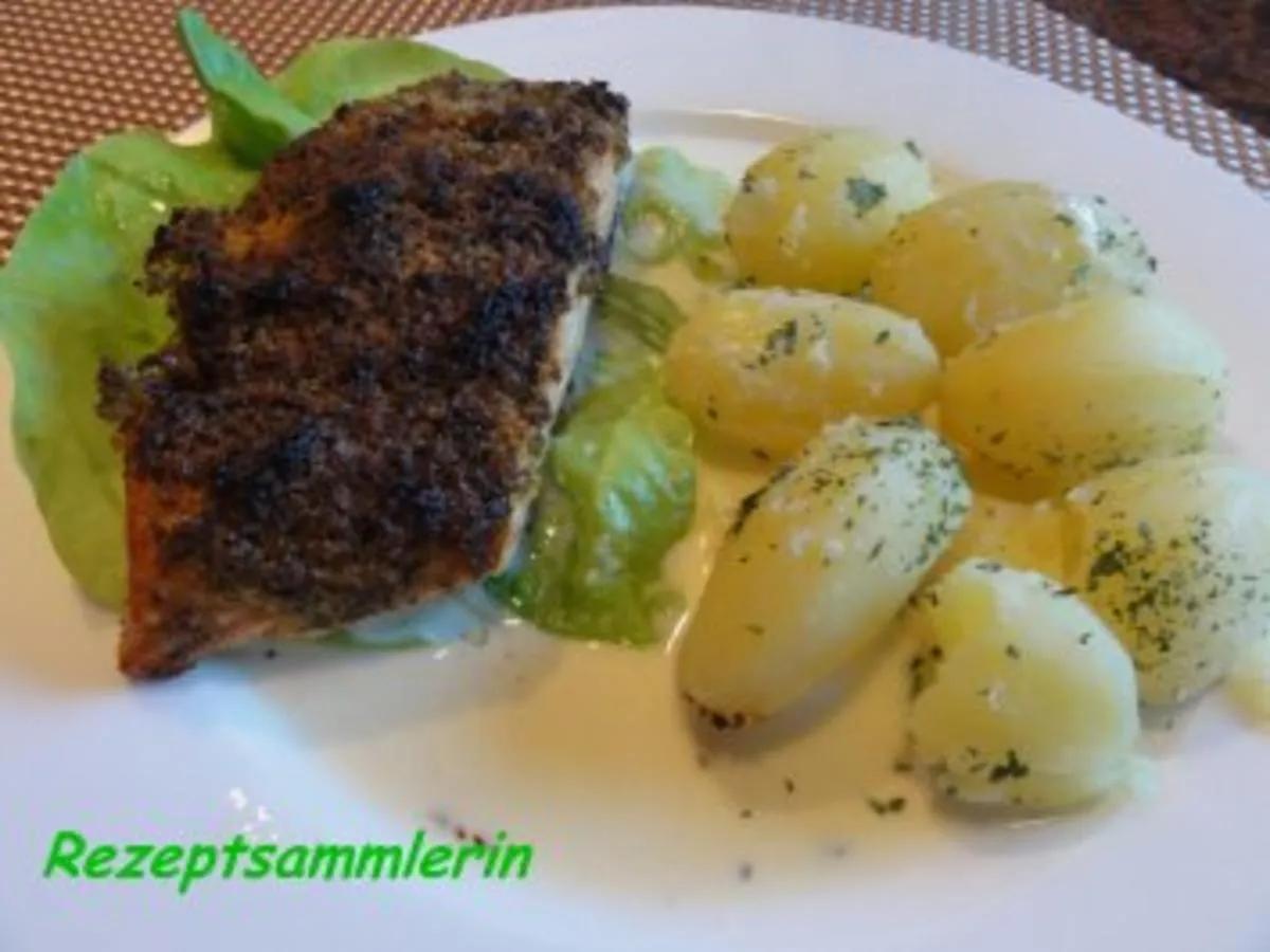 Fisch: LACHSFILET mit Kräuterkruste - Rezept - kochbar.de