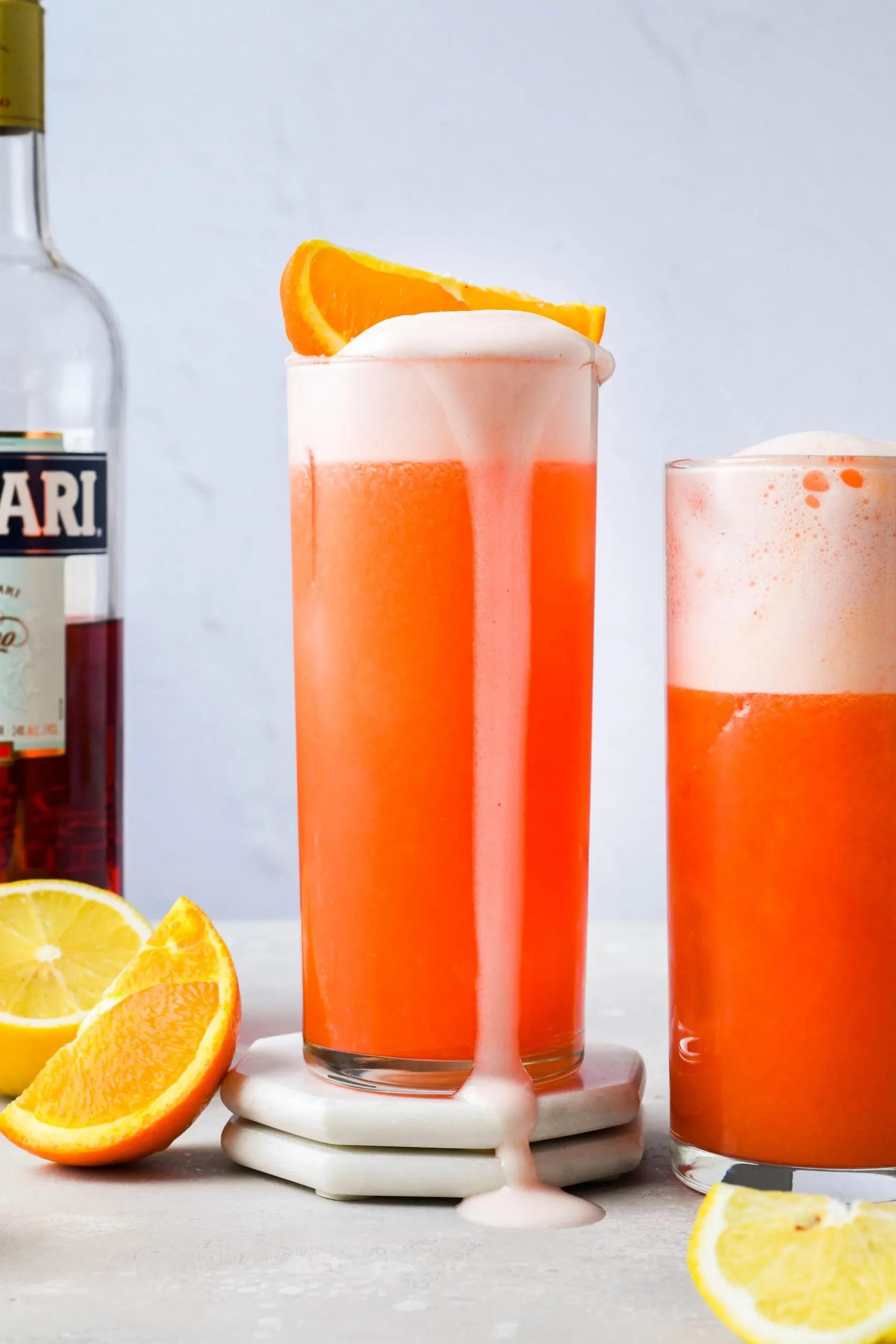 Orange Campari Vodka Sour Cocktail - So refreshing! - Nyssa&amp;#39;s Kitchen