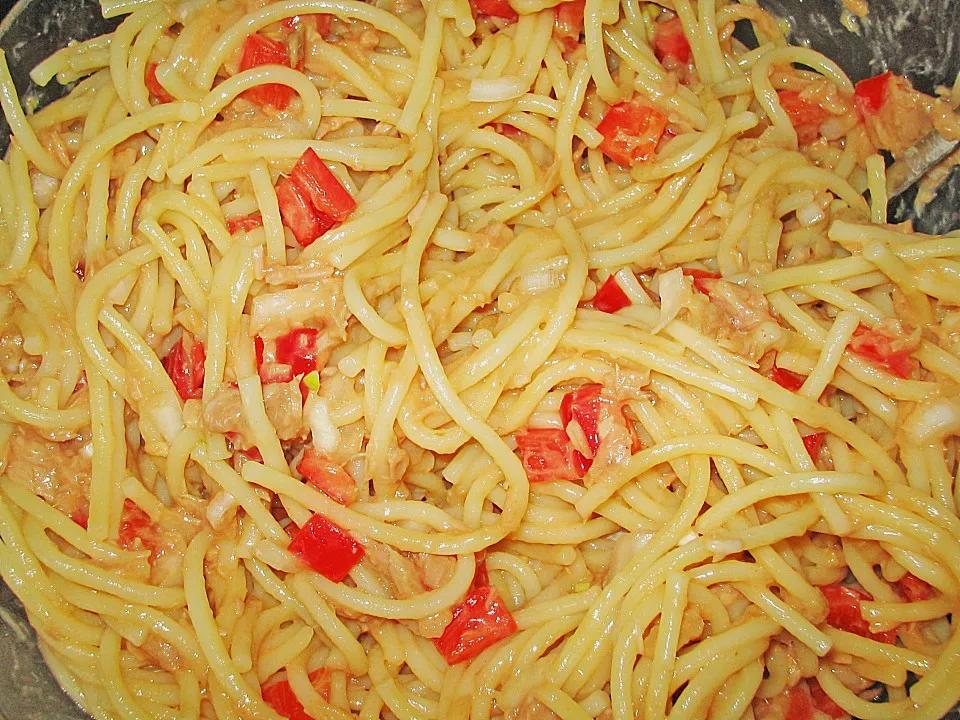 Spaghetti - Thunfisch - Salat von Marajke | Chefkoch.de