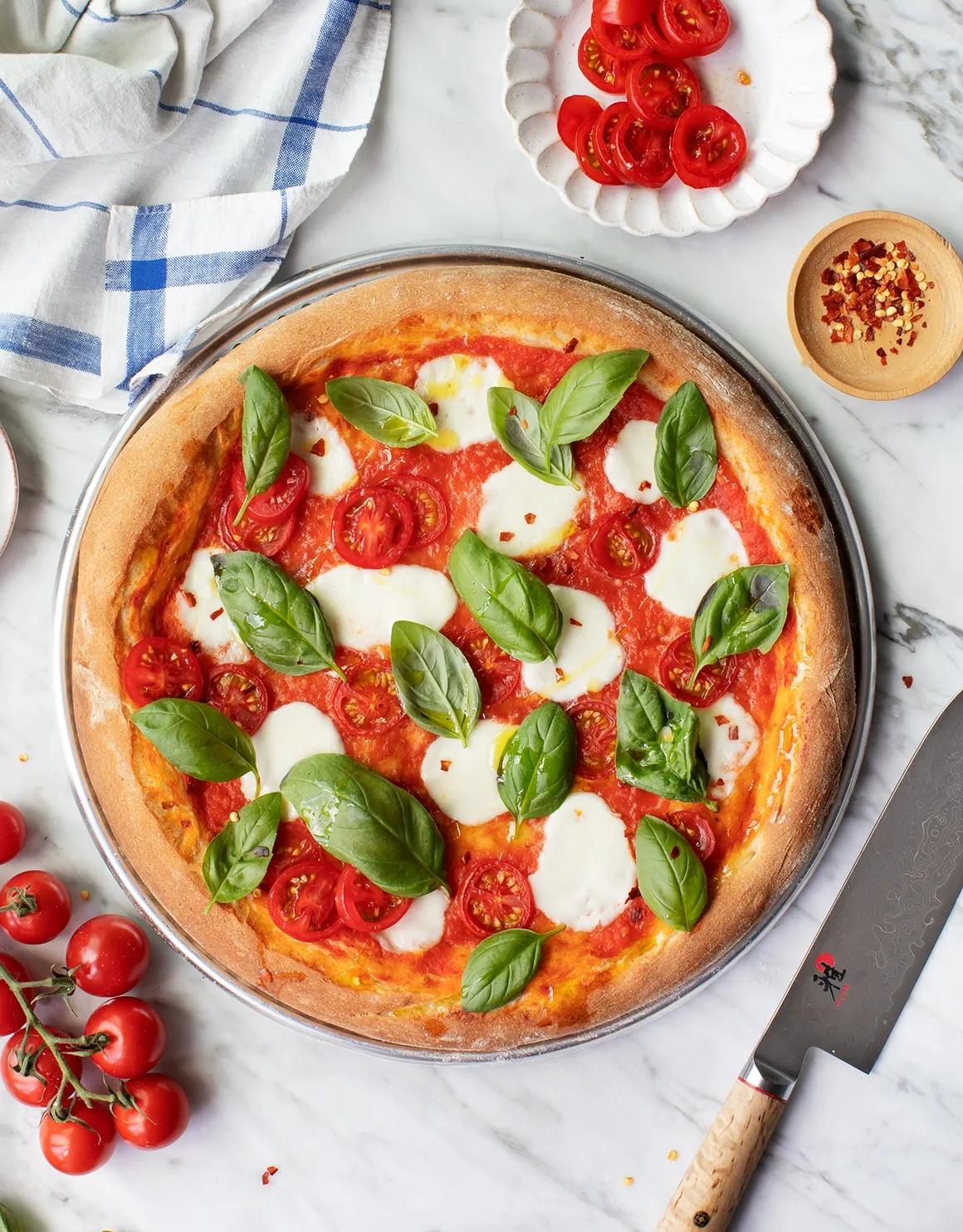 Pizza Margherita: das Originalrezept für die italienische Spezialität