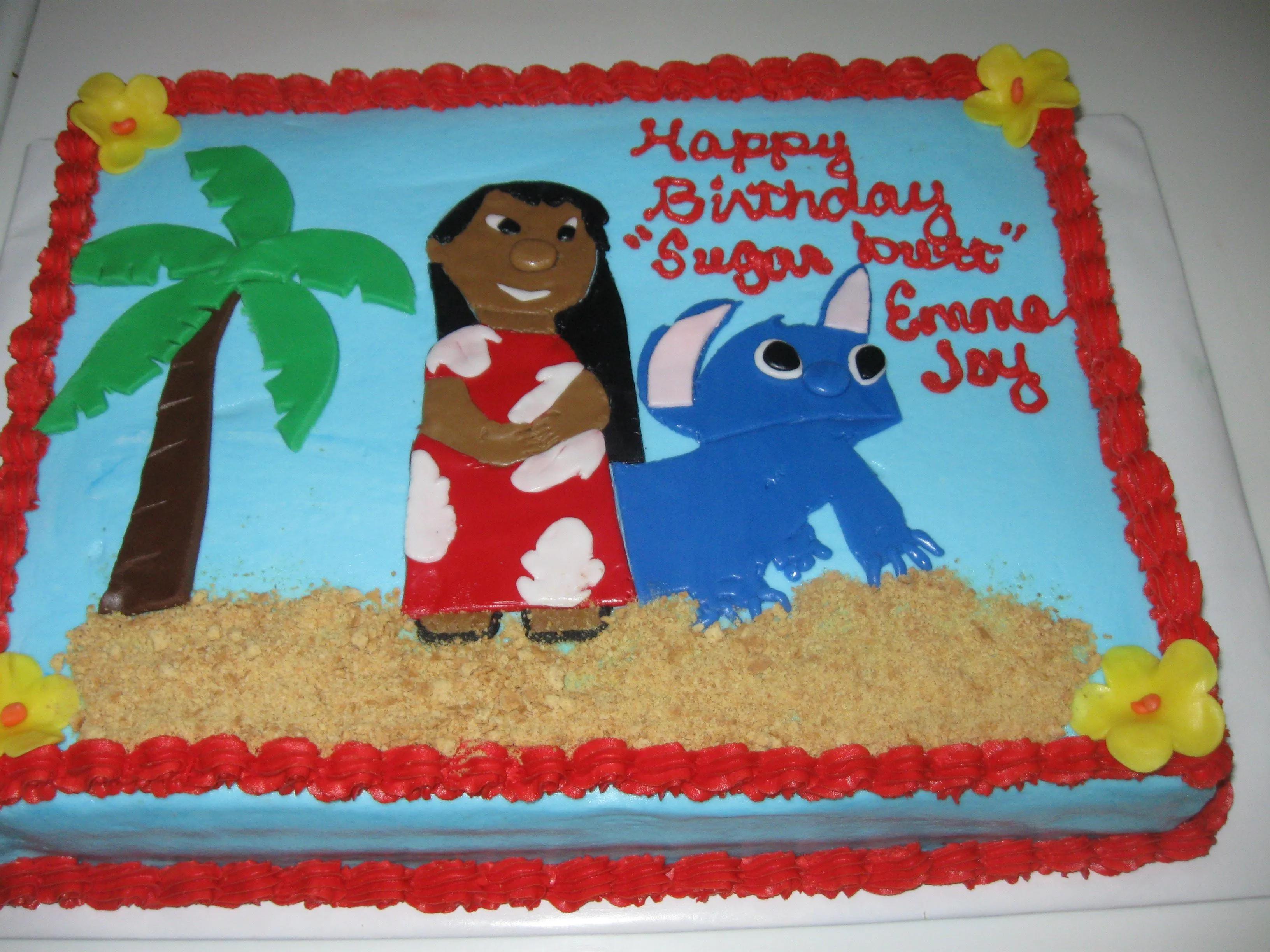 Lilo and stitch cake. | Stitch cake, Lilo and stitch cake, Lilo and stitch