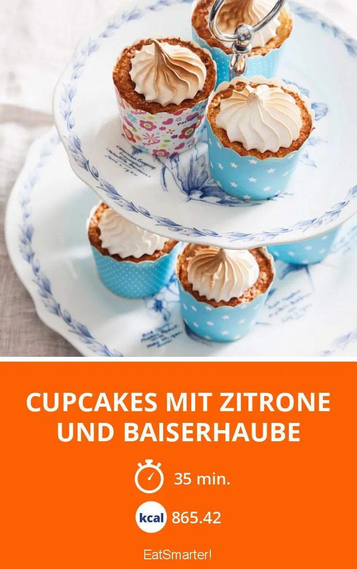 Cupcakes mit Zitrone und Baiserhaube Rezept | EAT SMARTER