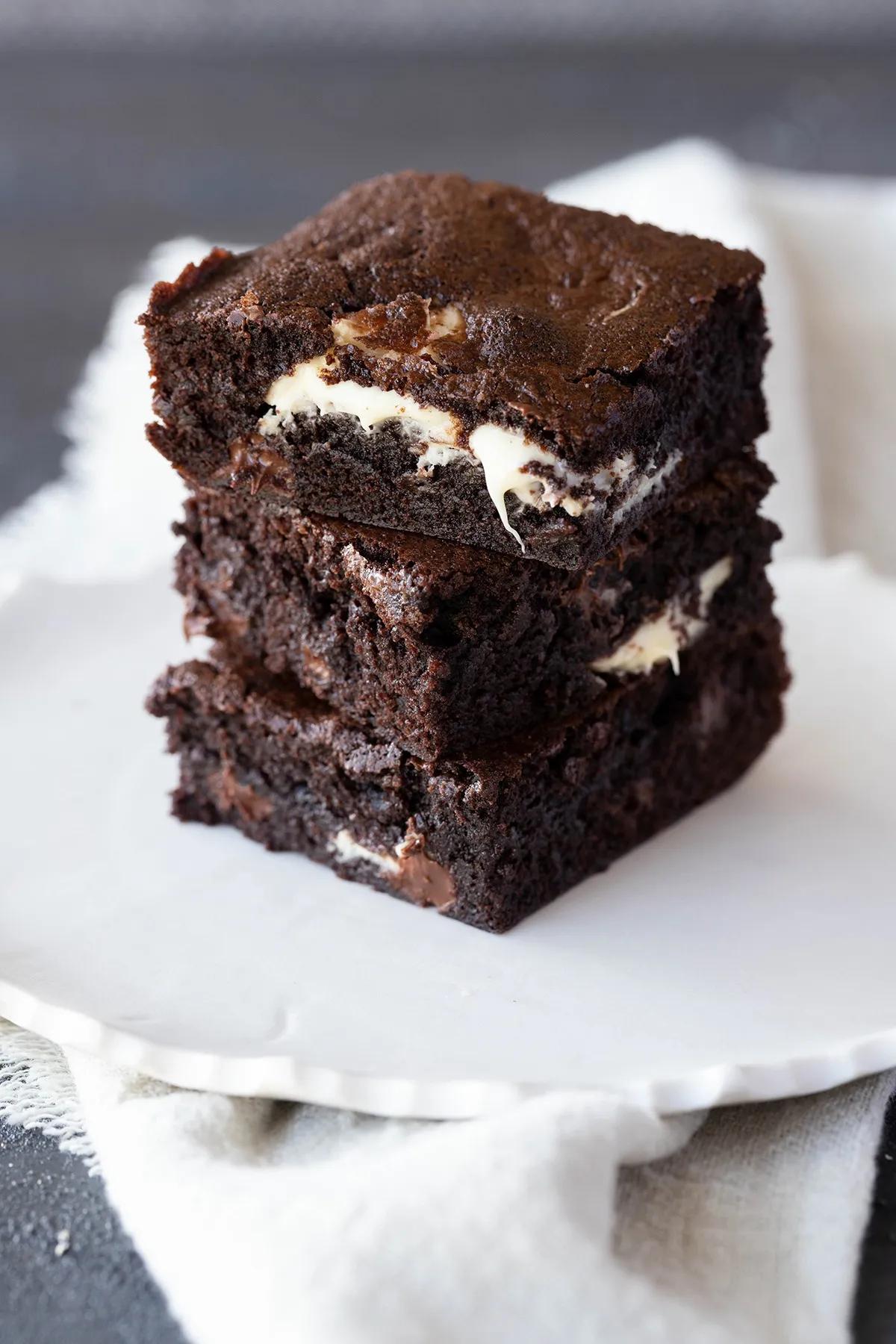 Triple Chocolate Chip Brownies | The Home Cook&amp;#39;s Kitchen