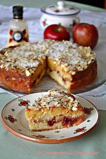 Landfrauen Apfelkuchen mit Eierlikör &amp; Schmandguss - Cinnamon&amp;Coriander