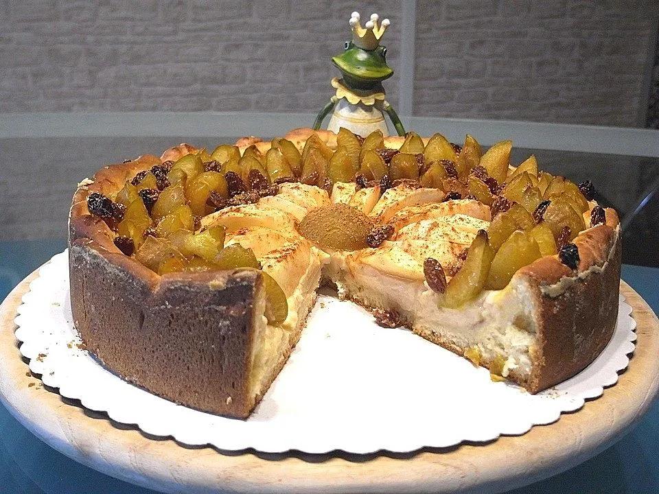 Urmelis saftiger Mirabellen-Apfel-Kuchen mit Mandelcreme von urmeli75 ...