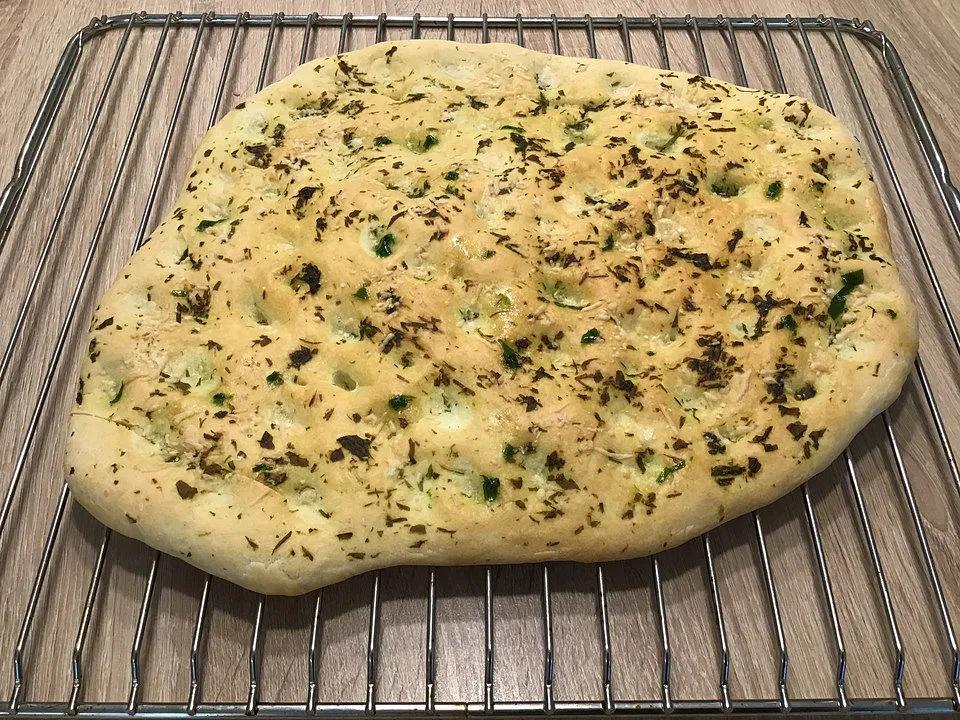 Focaccia mit Kräutern| Chefkoch