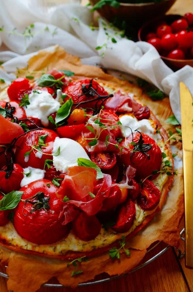 Pizza met tomaten - Elien&amp;#39;s Cuisine