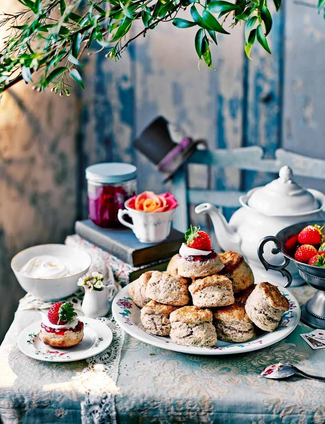 Strawberry and cream scones | Sainsbury`s Magazine | Recipe | Tea ...