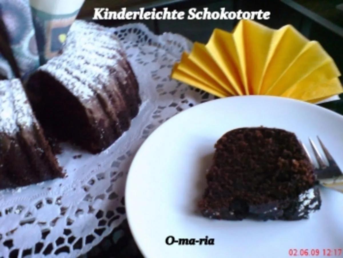 Kuchen Kinderleichte Schokotorte - Rezept - kochbar.de