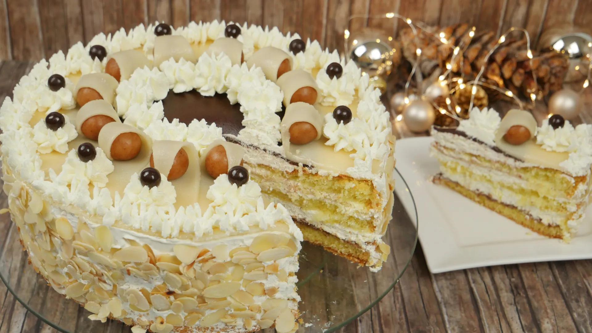 Marzipan Nougat Torte : Nougat Kuchen Macht Glucklich Kuchen Torten ...
