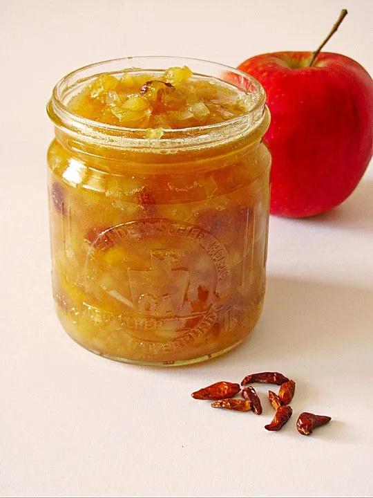Apfel-Mango-Chutney mit Rosinen von pralinchen| Chefkoch | Chutney ...