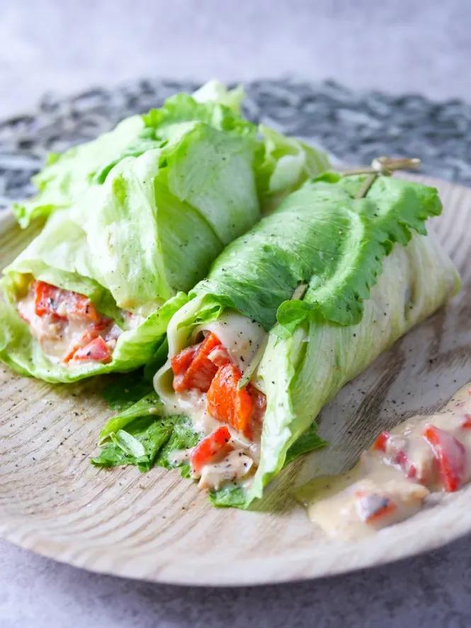 Low Carb Frühstück Salat Wrap - Applethree - Food | Travel | Life