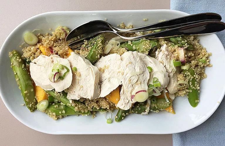 Quinoa-Salat mit Poulet | cleveress
