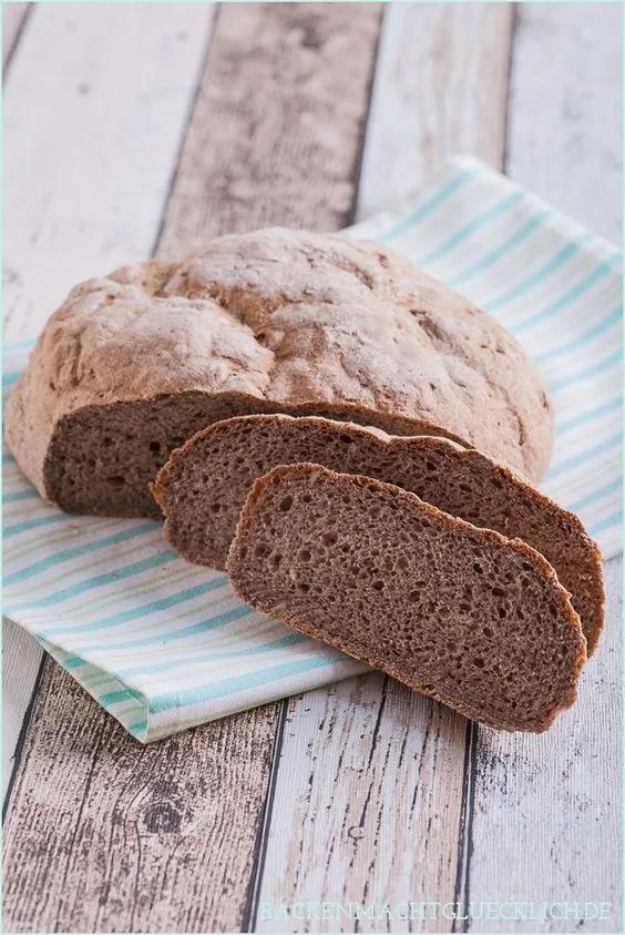 Einfaches glutenfreies Brot backen | Backen macht glücklich | Rezept ...