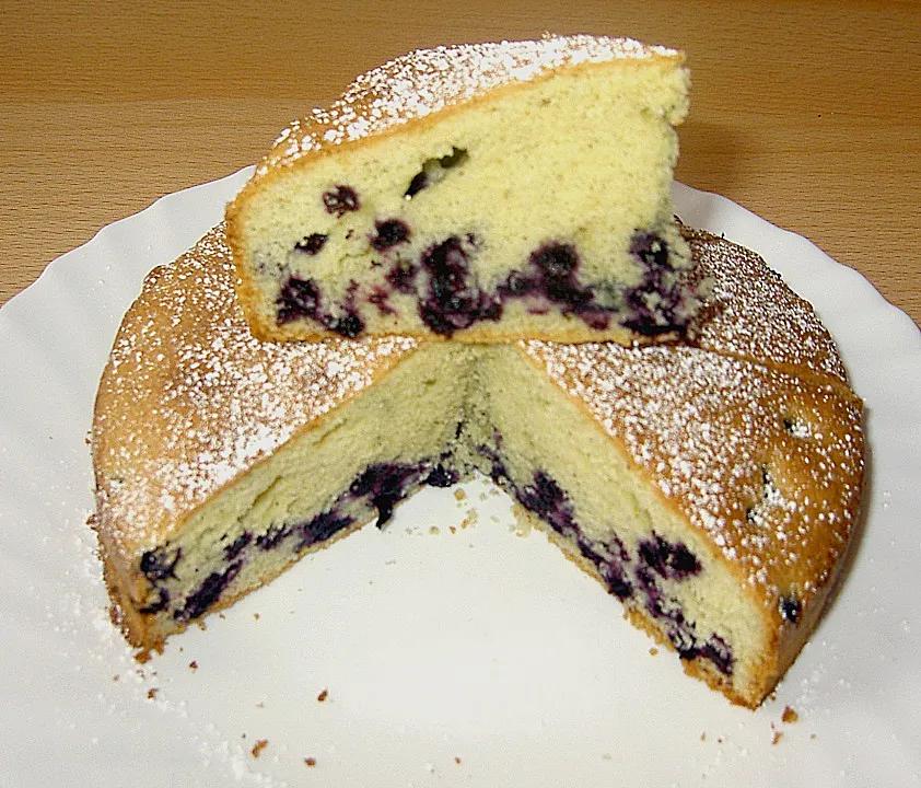 Heidelbeer - Vanille - Kuchen von Happiness | Chefkoch