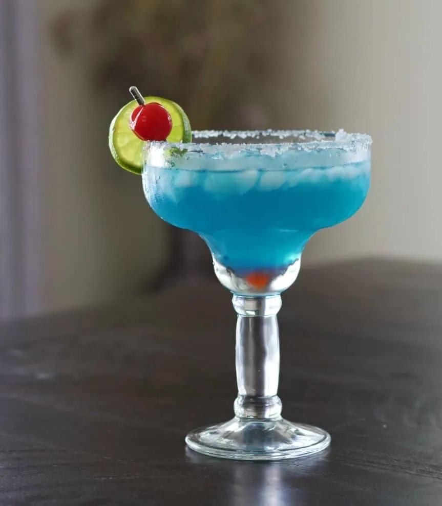 Ocean Blue Margarita Curacao Drink | Homemade Food Junkie