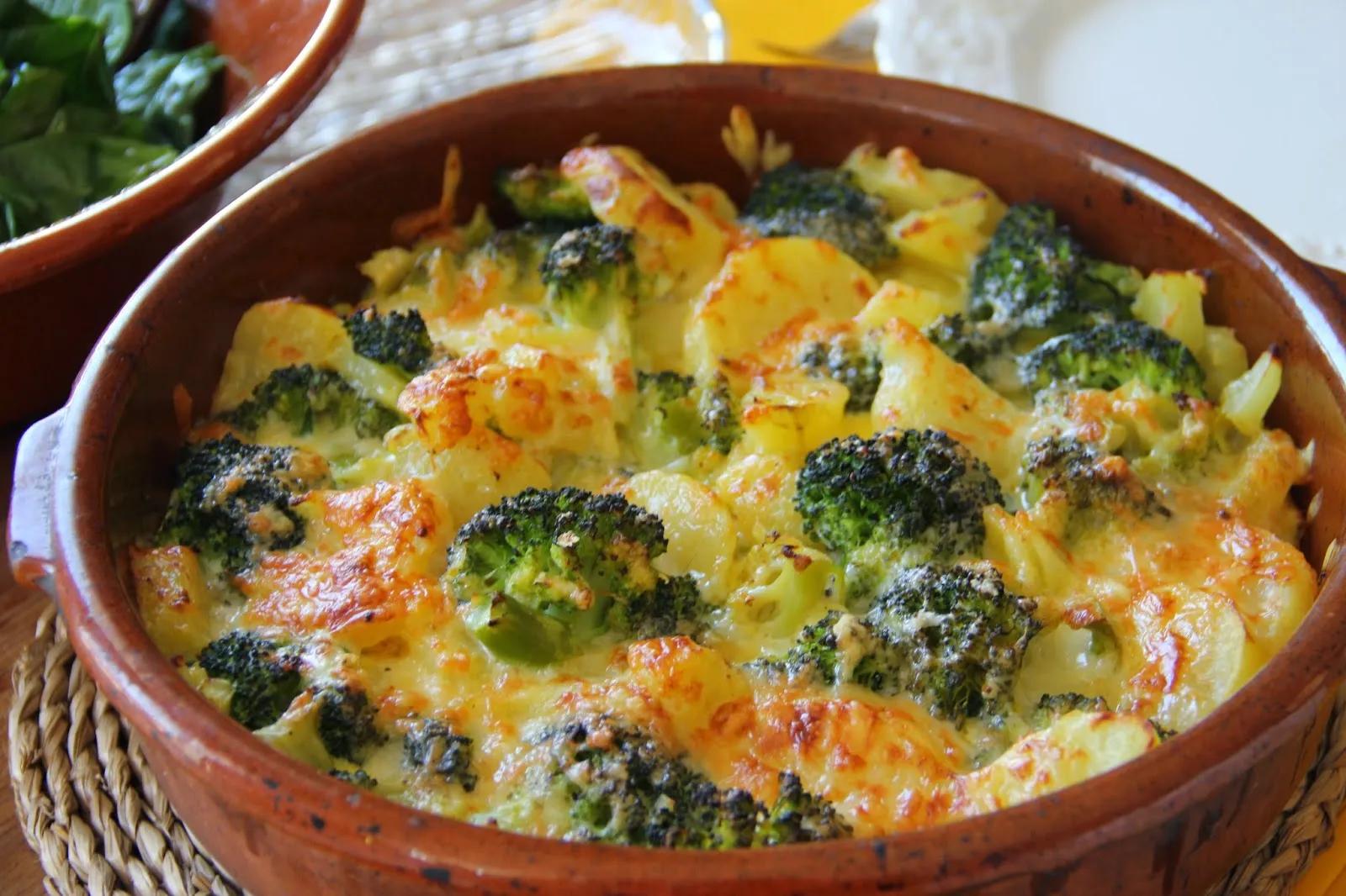 Kochbuch für Max und Moritz: Broccoli-Kartoffel-Gratin mit baskischem ...