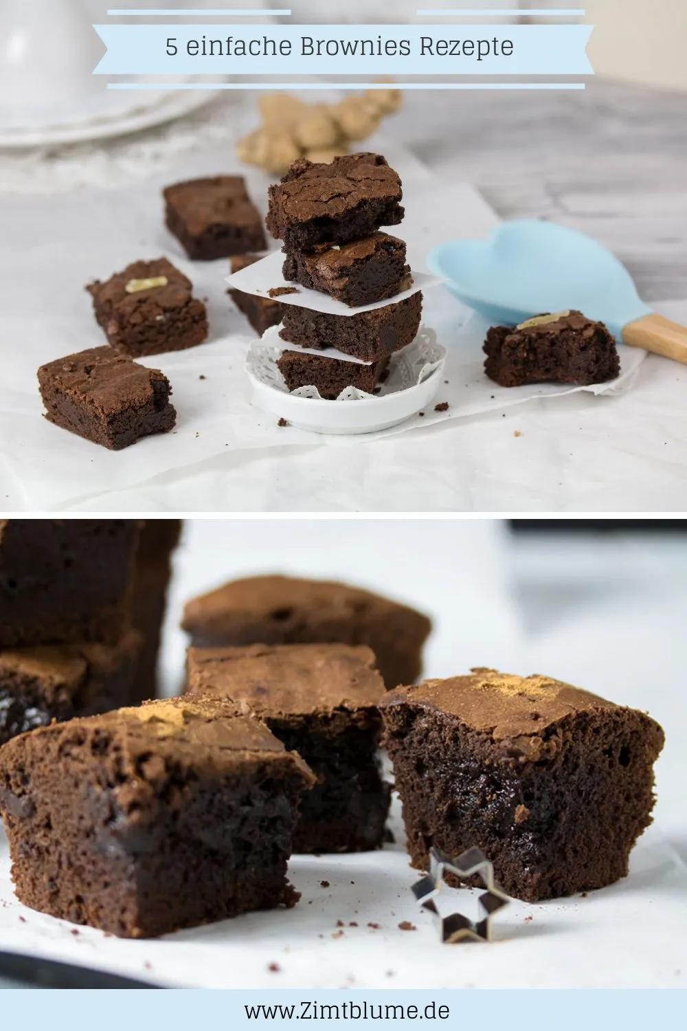 5 einfache Brownies Rezepte für jeden Anlass | | Brownies rezept ...