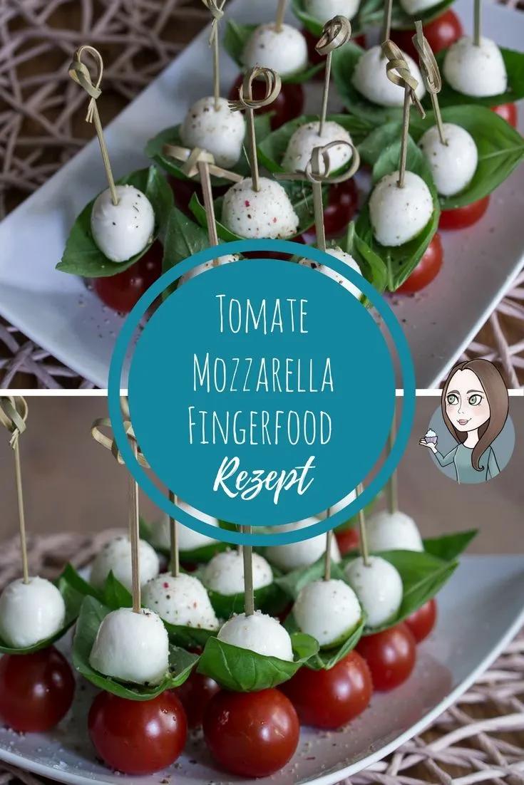 Tomate-Mozzarella-Fingerfood Rezept - MakeItSweet.de | Fingerfood ...