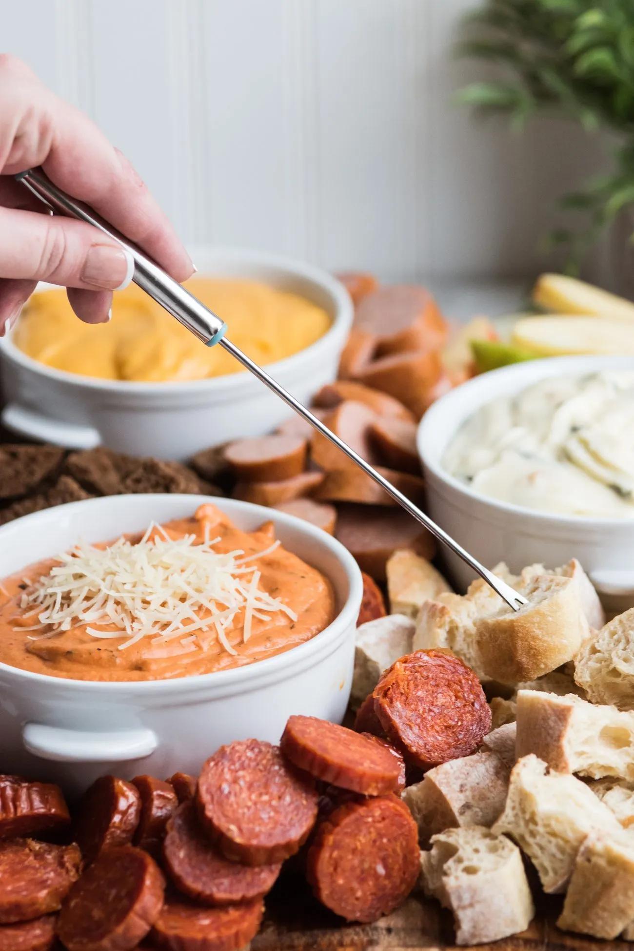 A Trio of Fondue Recipes for Your Next Cocktail Party - The Sweetest ...