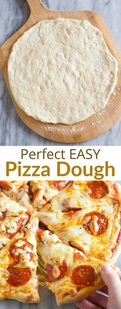 Einfacher Pizzateig | Easy pizza dough, Pizza recipes dough, Easy pizza