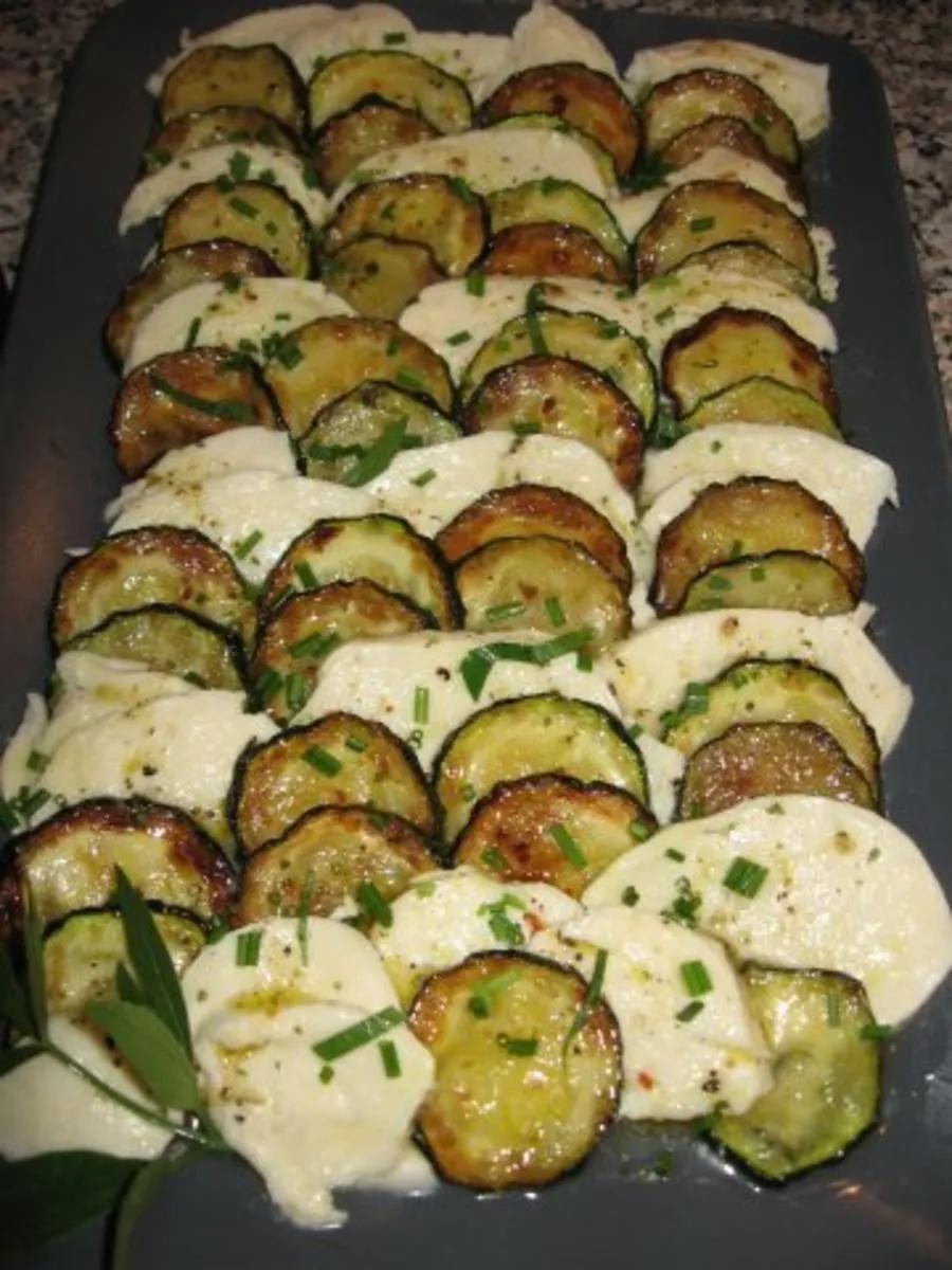 Zucchini-Mozzarella-Salat - Rezept mit Bild - kochbar.de