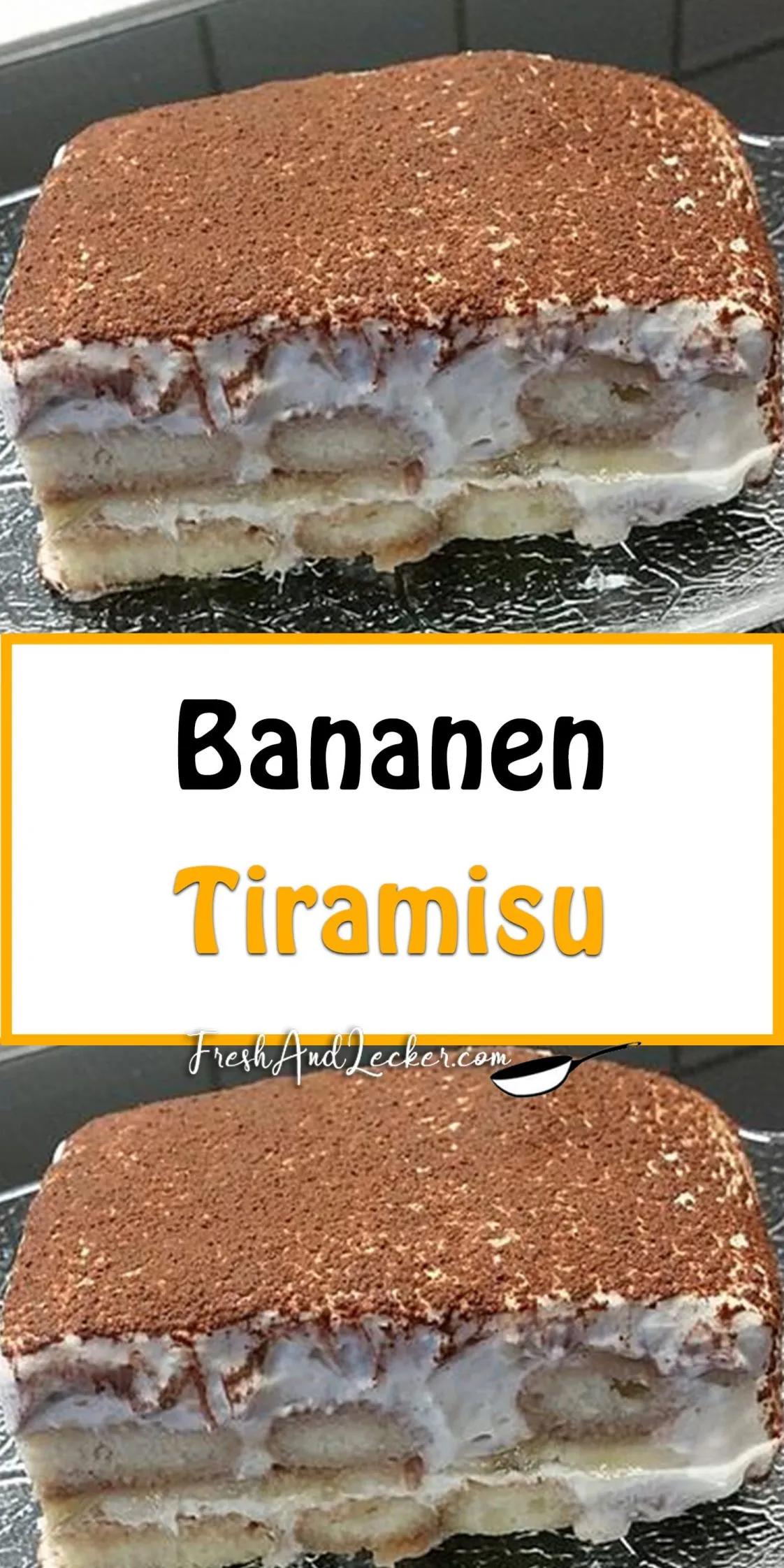 Bananen-Tiramisu - Fresh Lecker