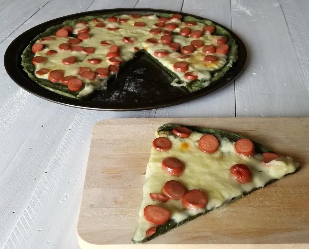 Pizza verde di spinaci. | Cucinando cucinando