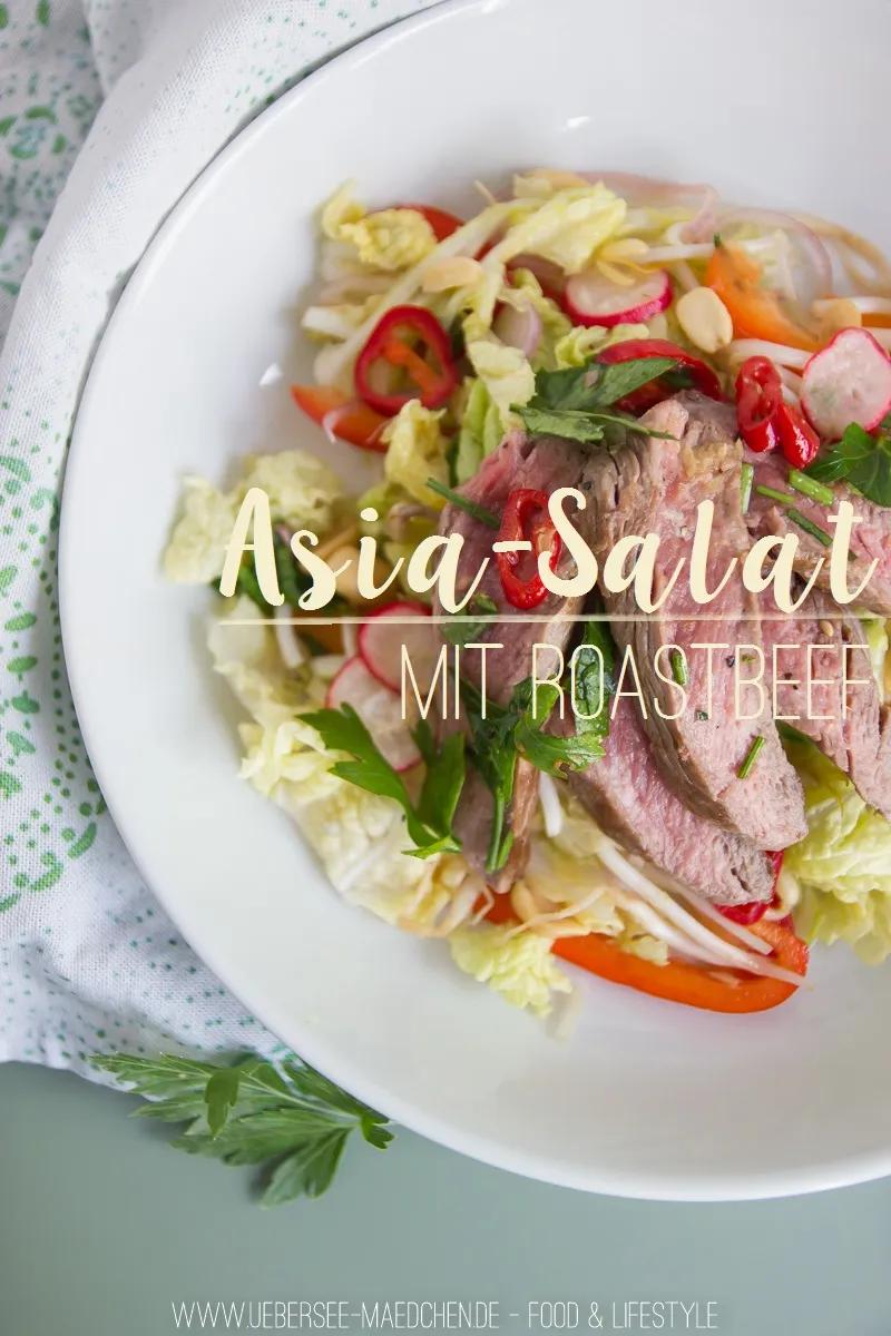 Asia-Salat mit saftigem Rindfleisch - ÜberSee-Mädchen