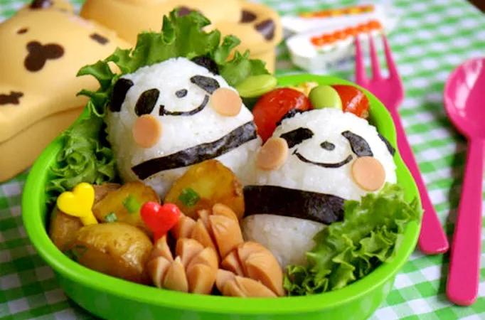 Kyaraben pandas | Cuisine créative, Repas, Bento kawaii