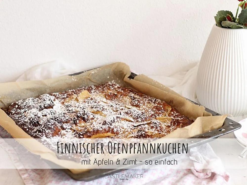Mega einfacher finnischer Ofenpfannkuchen mit Äpfeln &amp; Zimt ...