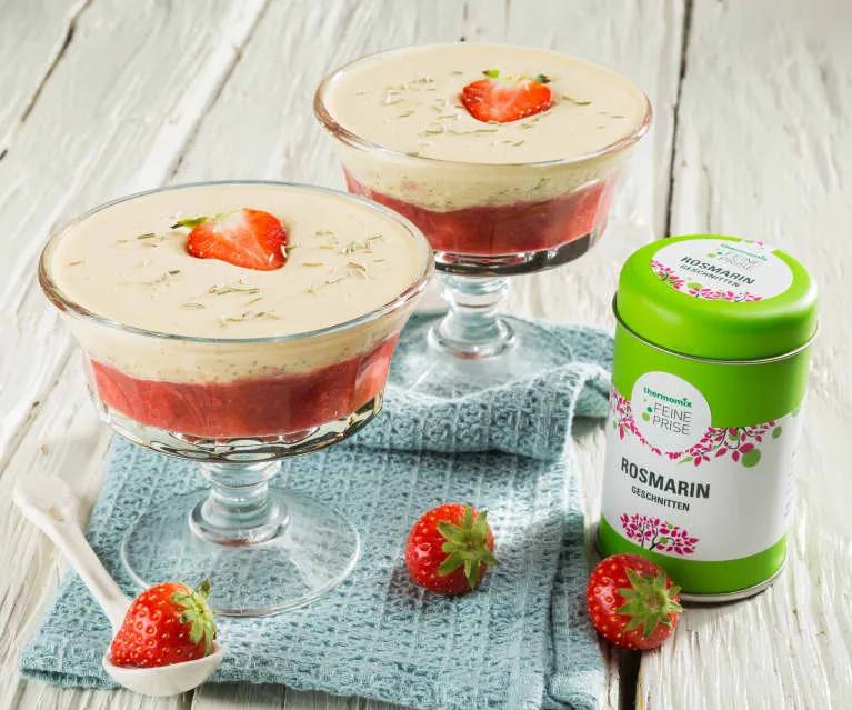 Schoko-Rosmarin-Creme mit Erdbeerragout - Cookidoo® – the official ...